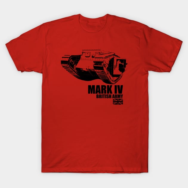 WW1 Mark IV Tank T-Shirt by TCP